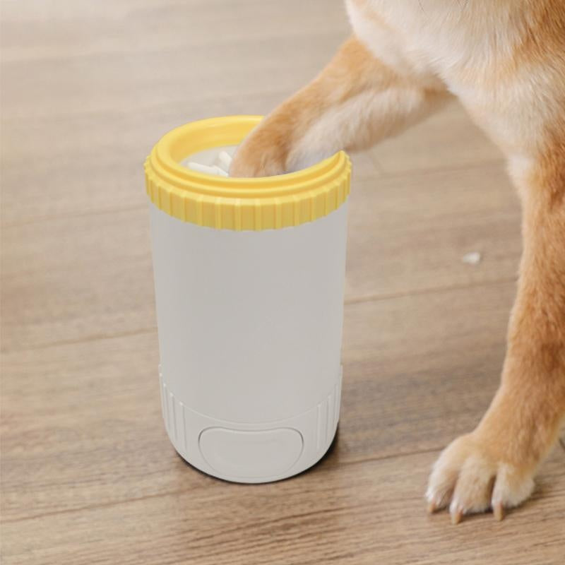 Pet Care Second Generation Semi-Automatic No-Electric Dog Paw Cleaner Effectively Cleans Dog Paws