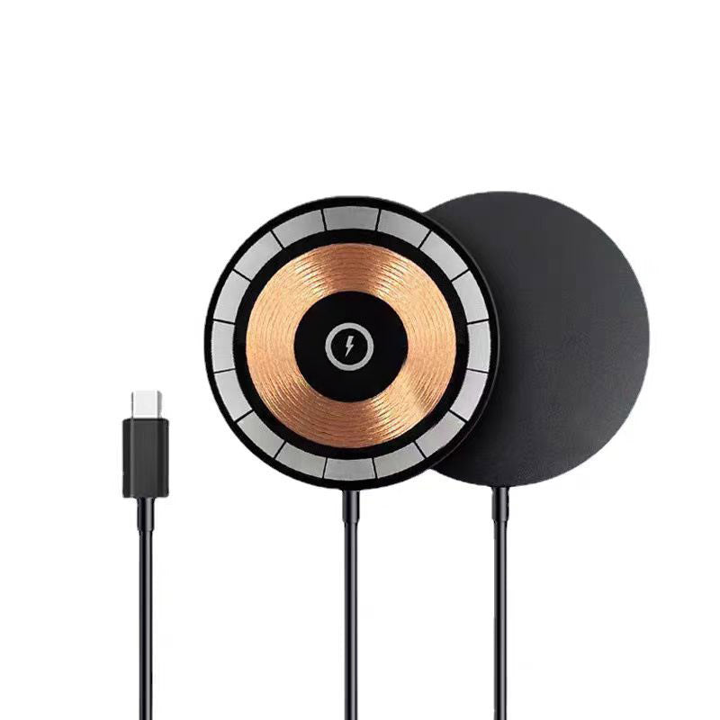 The QI Wireless Charger 15w Magnetic Wireless Fast Charging Is Suitable For 12, 13, 14, 15 And 16 Mobile Phone Models