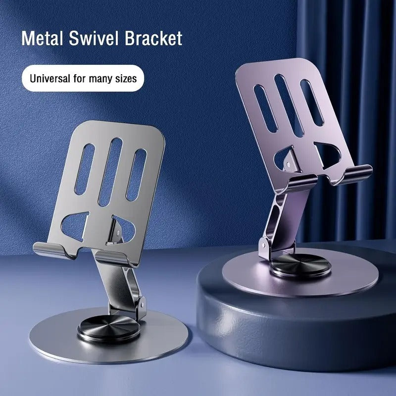 1PCS 360 Degree Adjustable Swivel Anti Slip Metal Phone Holder For Android Tablet