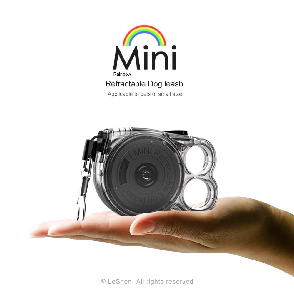 Mini Retractable Dog Leash, Suitable For Small Pets. With A Lightweight Design, It Is Convenient To Use And Is A Must-have For Outdoor Activities.