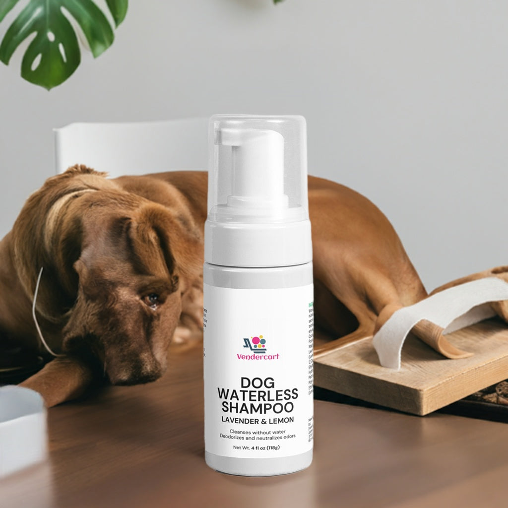 Dog Waterless Shampoo No Rinse, Easy Clean Coat Formula For Pets