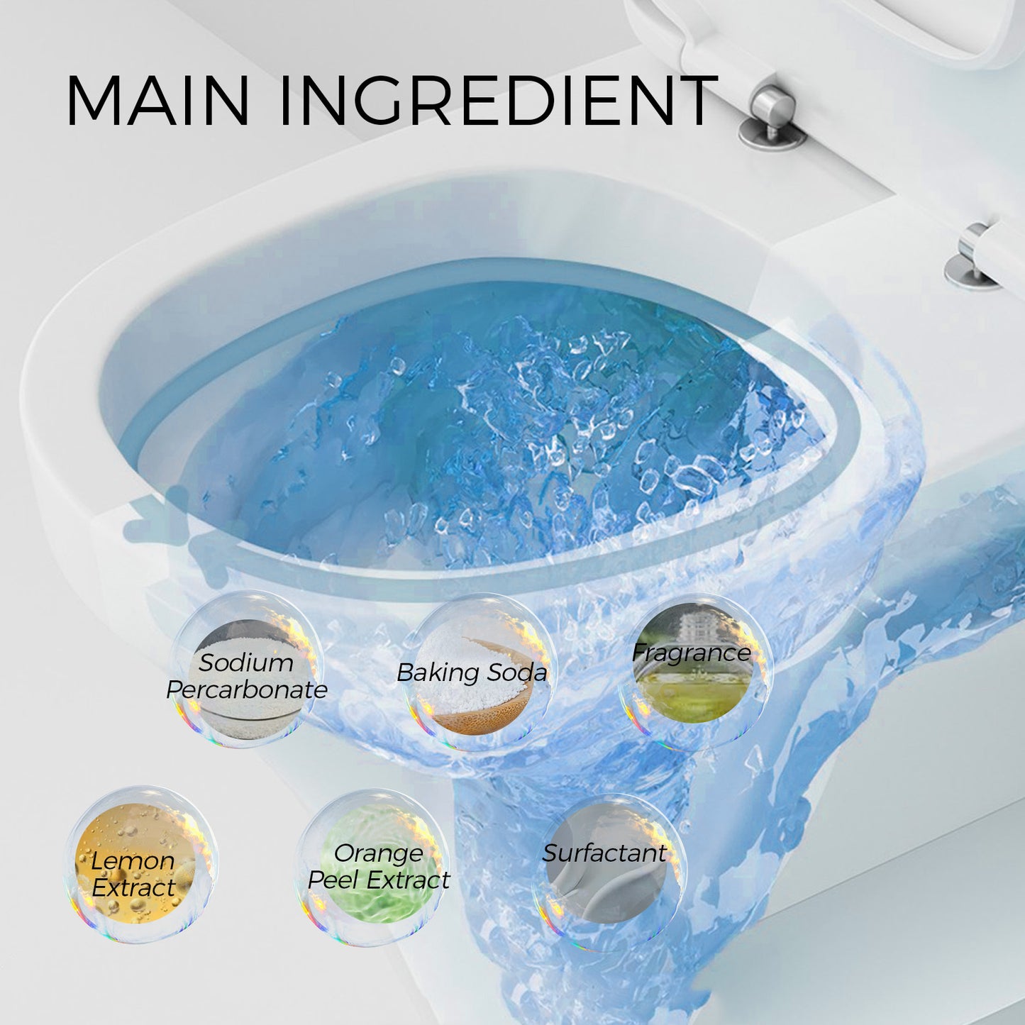 Automatic Toilet Bowl Cleaner,Crazy Clean Toilet Bowl Cleaner With A Light Scent