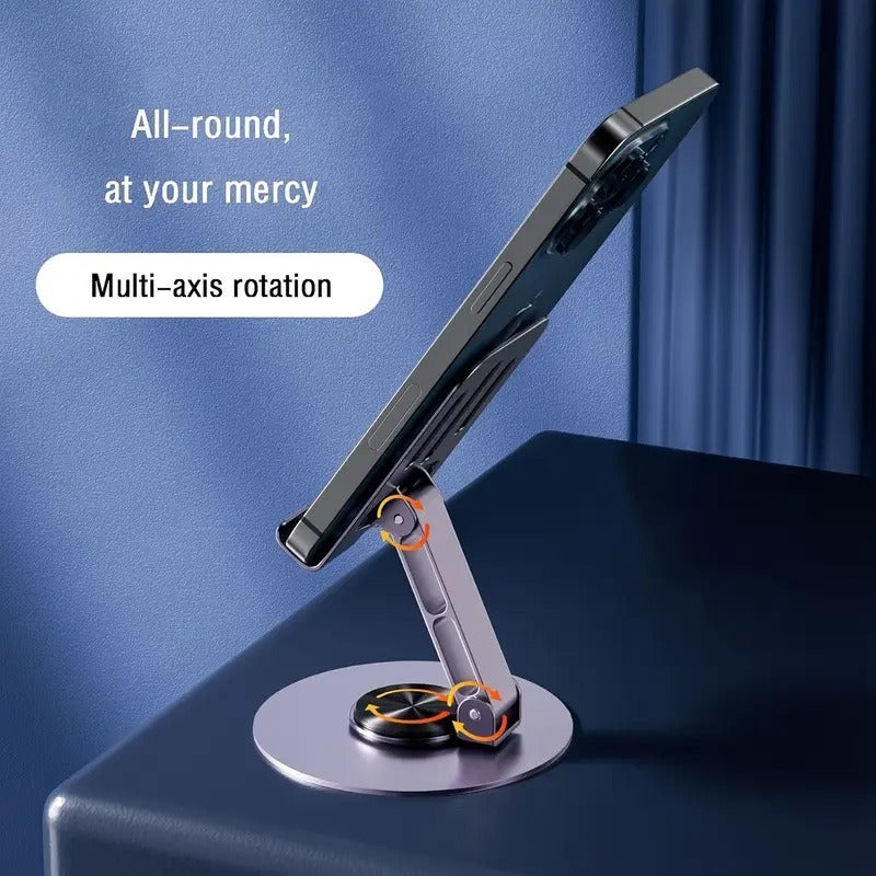 1PCS 360 Degree Adjustable Swivel Anti Slip Metal Phone Holder For Android Tablet