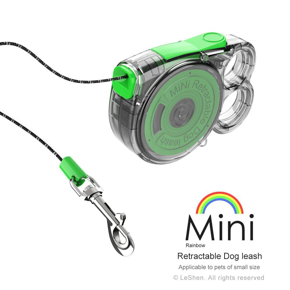 Mini Retractable Dog Leash, Suitable For Small Pets. With A Lightweight Design, It Is Convenient To Use And Is A Must-have For Outdoor Activities.