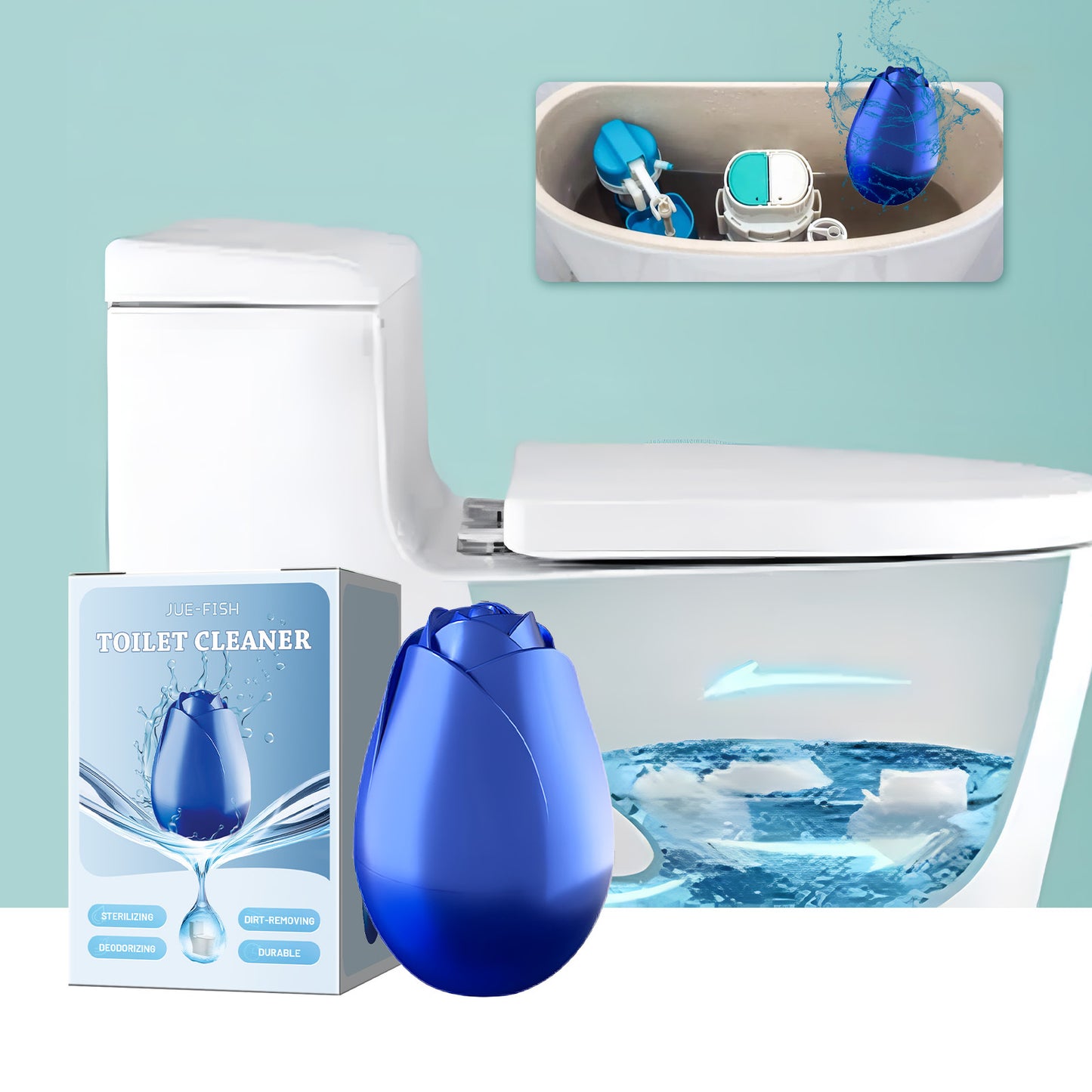 Automatic Toilet Bowl Cleaner,Crazy Clean Toilet Bowl Cleaner With A Light Scent