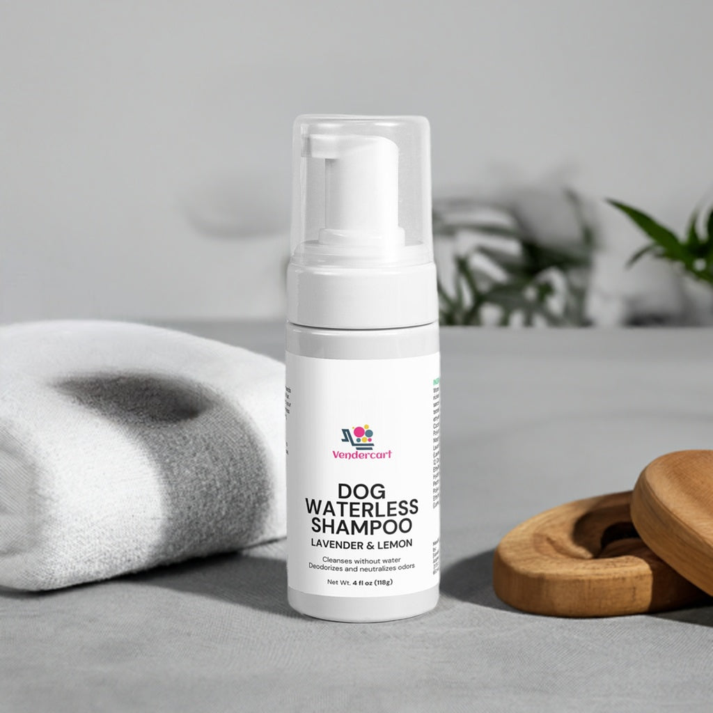 Dog Waterless Shampoo No Rinse, Easy Clean Coat Formula For Pets