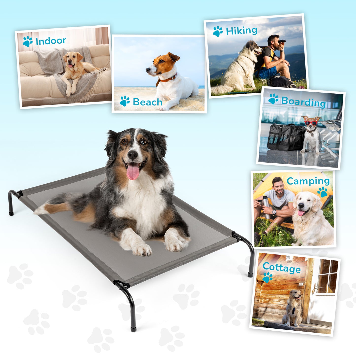 Pet Beds 43"Dx26"Wx8"H  SMALL