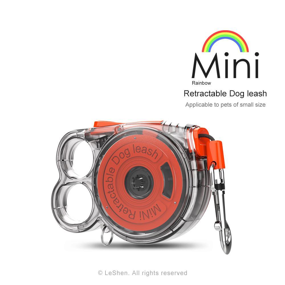 Mini Retractable Dog Leash, Suitable For Small Pets. With A Lightweight Design, It Is Convenient To Use And Is A Must-have For Outdoor Activities.